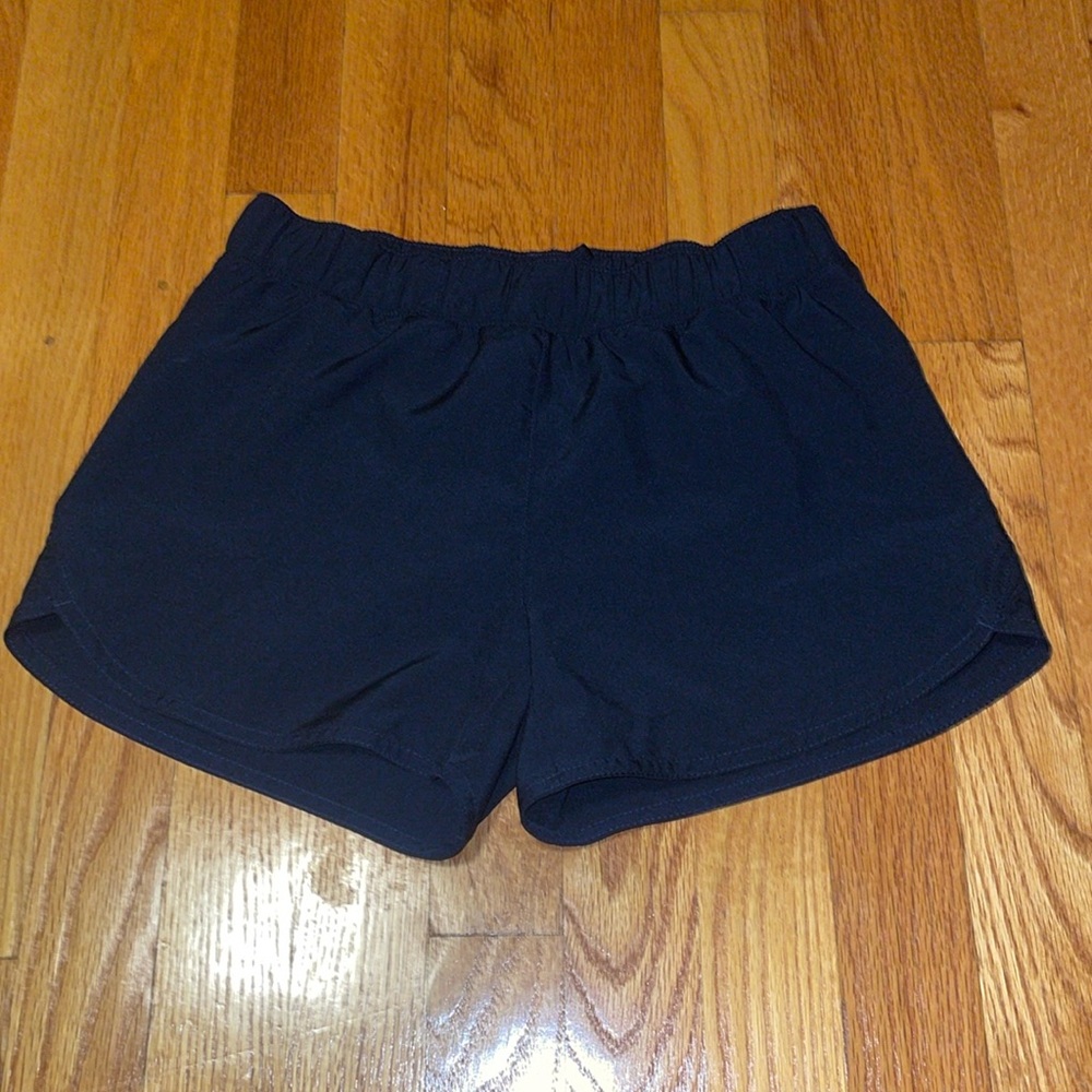 Navy Blue Kids Athletic Shorts